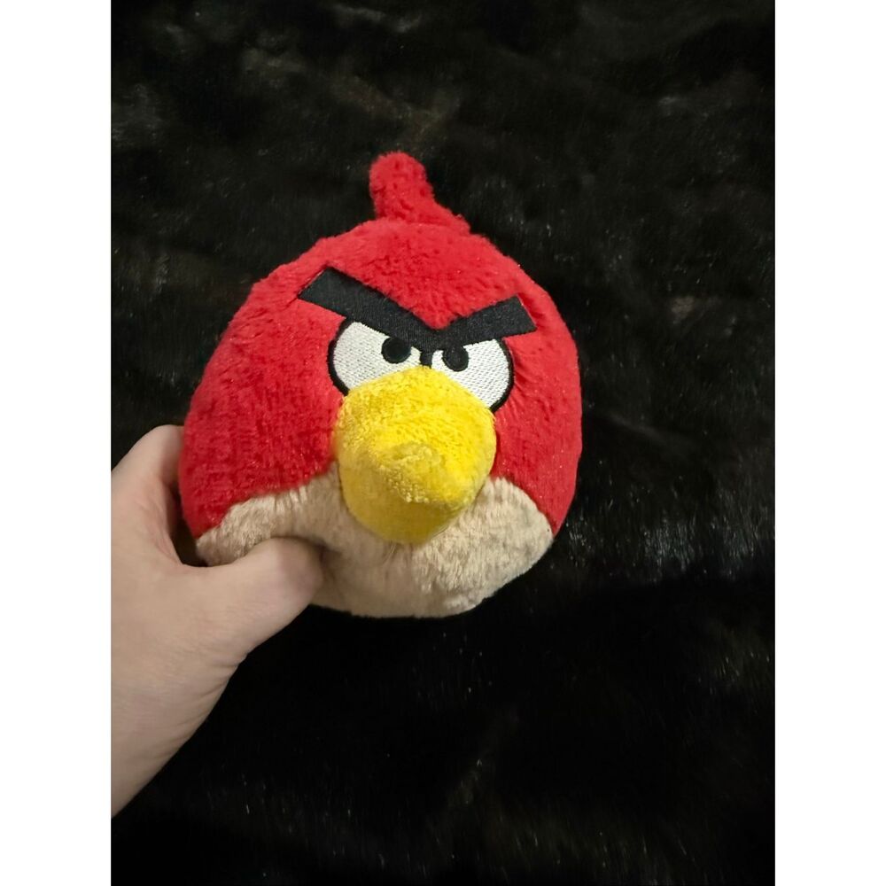 Commonwealth Red 5” Angry Bird plush stuffed animal